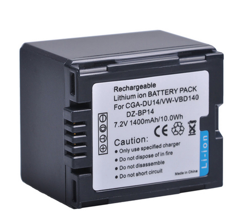 Battery Pack for Panasonic NV-GS21, NV-GS22, NV-GS25, NV-GS27, NV-GS30, NV-GS33, NV-GS35, NV-GS37, NV-GS400, NV-GS500 Camcorder ► Photo 1/4