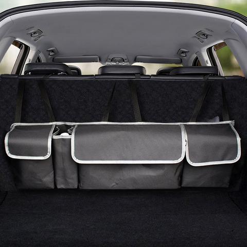 Large Capacity Car Trunk Organizer Oxford Universal Back Seat Storage Bag Auto Stowing Tidying Auto Interior Accessories Supplie ► Photo 1/6
