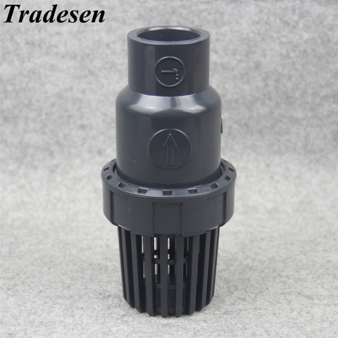 UPVC I.D 20 25 32 40 50 63mm Water Filter water pump water inlet outlet filter PVC Check Valve With Filter Aquarium Fittings ► Photo 1/4