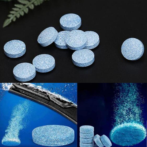 100Pcs/Lot Car Windshield Glass Condensed Effervescent Tablet Wiper Washer Solid Wiper Conventional Concentrated Cleaner Tablets ► Photo 1/6