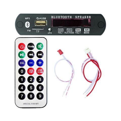 Bluetooth MP3 Decoding Board Module w/ SD Card Slot / USB / FM / Remote Decoding Board Module M011 ► Photo 1/3