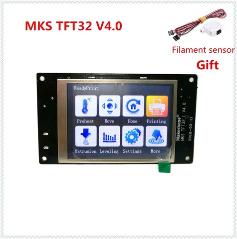 MKS TFT32 V4.0 touch screen splash lcd module smart controller touching RepRap TFT 32 monitor 3D printer display upgrade device ► Photo 1/6