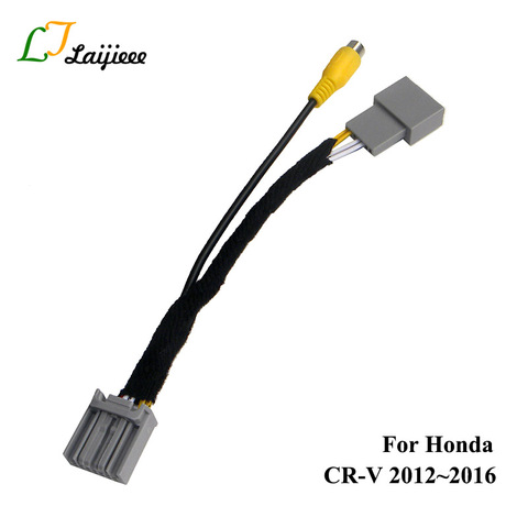 14 Pin Adapter Cable For Honda CR-V CRV 2012 2013 2014 2015 2016 / RCA Rear Reverse Camera Into Car Original Video Input Plug ► Photo 1/1