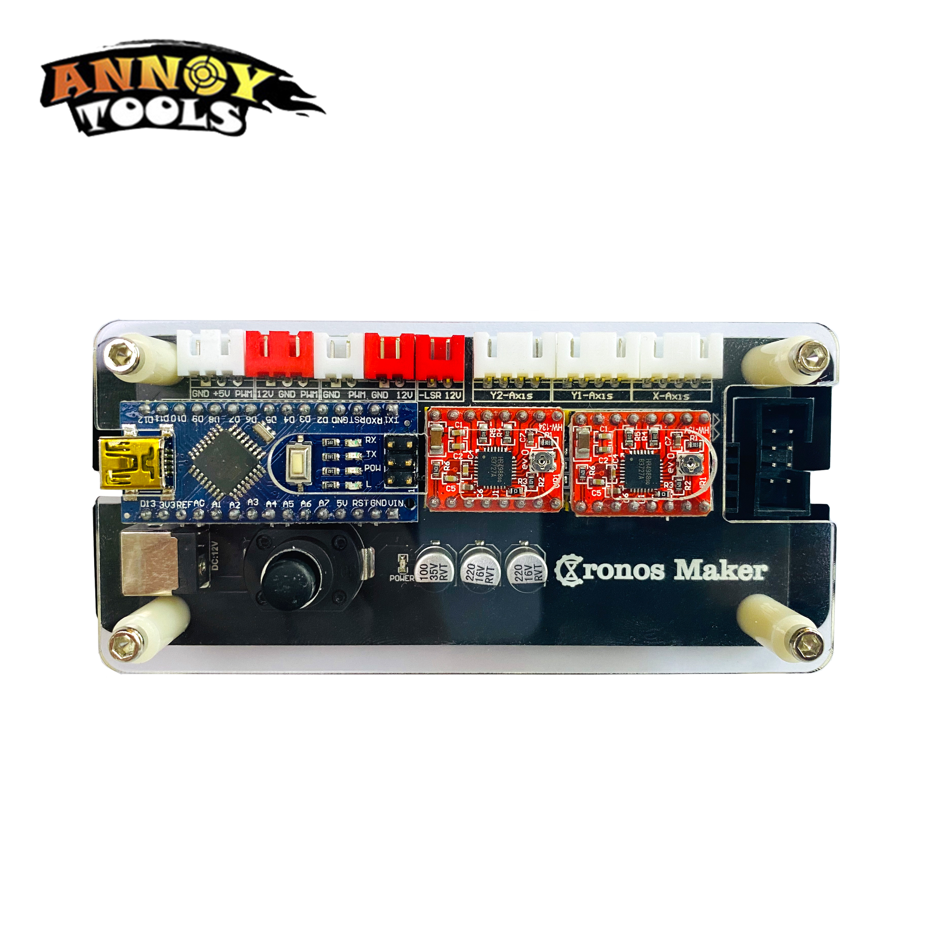 GRBL1.1 Controller Board 2Axis Stepper Motor Control Double Yaxis