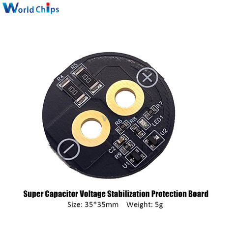 3.5mm 2.5V 2.7V 2.85V 3V 360F 400F 500F 700F Super Farad Capacitor Balance Board Super Capacitor Stabilization Protection Board ► Photo 1/4