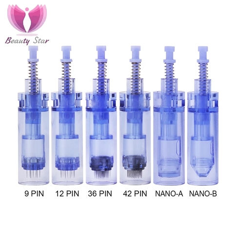 10/50PCS Needle Cartridge Bayonet For Derma Pen Dr pen A1 Nano / 9 /12/ 36/ 42 pin/ Nano Cartridge Dr. Pen Tattoo Micro Needle ► Photo 1/6