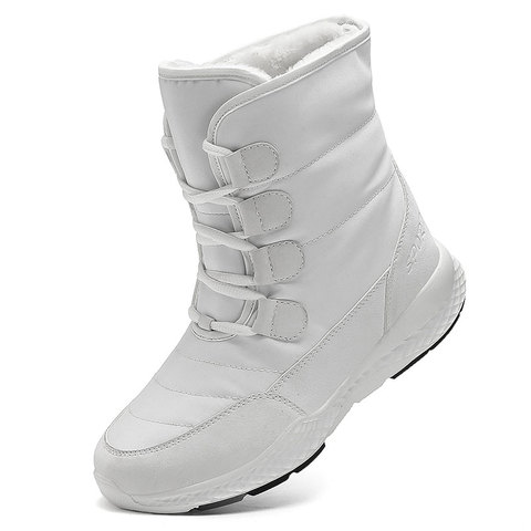 TUINANLE Women Boots Winter White Snow Boot Short Style Water-resistance Upper Non-slip Quality Plush Black Botas Mujer Invierno ► Photo 1/6