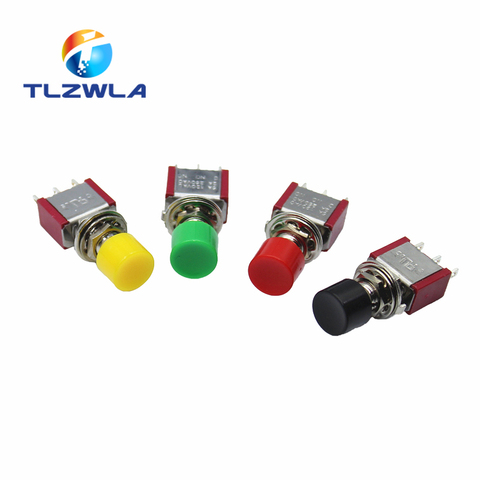 1Pcs 3Pin C-NO-NC 6mm Mini Momentary Automatic return Push Button Switch ON-(ON) 2A 250VAC/5A 120VAC Toggle Switches ► Photo 1/5