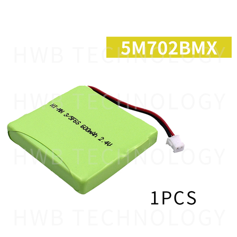 1pcs A Sanik 600mAh 2.4V Rechargeable Ni-MH Cordless Phone Battery 5M702BMX 5M702BMXZ GPH170-R05 ► Photo 1/5