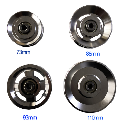 Universal Diameter 73mm 88mm 95mm 110mm 114mm Aluminium Alloy Bearing Pulley Wheel Cable Fitness Equipment Part ► Photo 1/1