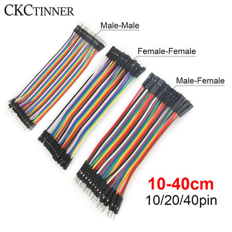 40PIN Cable Dupont Line 10cm 20cm 30cm Male to Male Female to Female Male to FeMale Jumper Dupont Wire Cable For PCB DIY KIT ► Photo 1/6