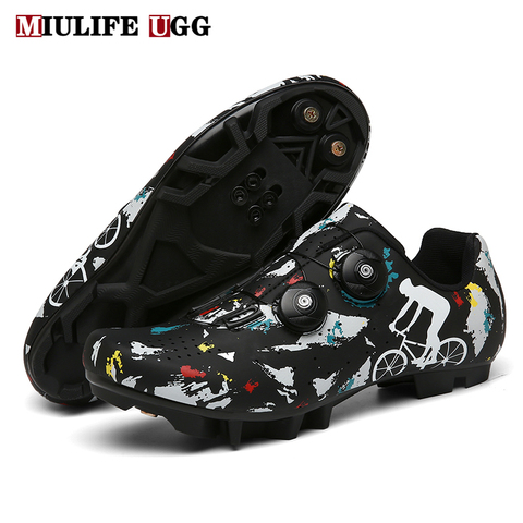 MTB Cycling Shoes Self-Locking Mountain Bike Shoes Racing Road Bicycle Sneakers 