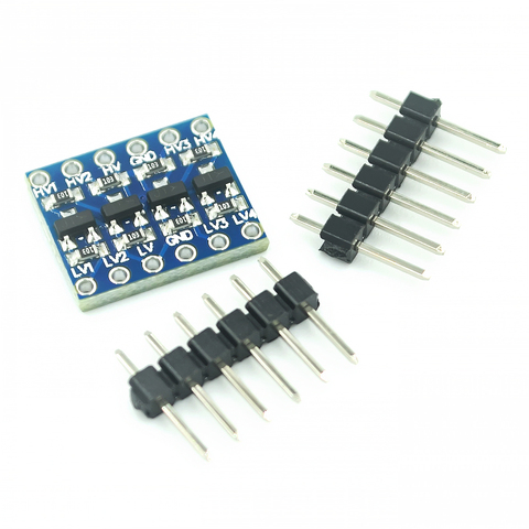 10pcs/lot 4 channel IIC I2C Logic Level Converter Bi-Directional Module 5V to 3.3V ► Photo 1/1