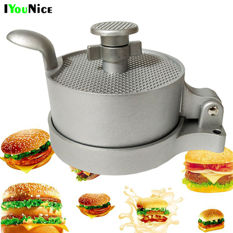 Kitchen Aluminum Alloy Hamburger Mold Meat Press Tool Patty Makers Meat Burger Maker Mold Hamburger Press Meatballs Tools ► Photo 1/5