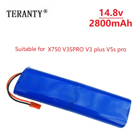 Original For ILIFE V3 plus v5s pro v5spro X750 v3s pro 14.8V 2800mAh Rechargeable Battery Robotic Cleaner accessories parts ► Photo 1/2