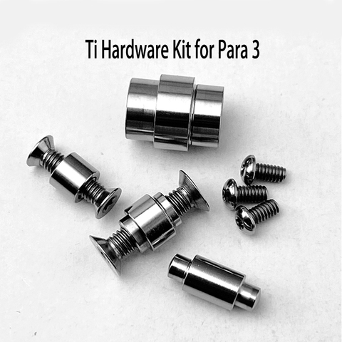 1 Set Titanium Alloy Nail for Knife Para 3 C223 Screw Spider Handle Screw C223 EDC Knife Full Set of Screws ► Photo 1/4