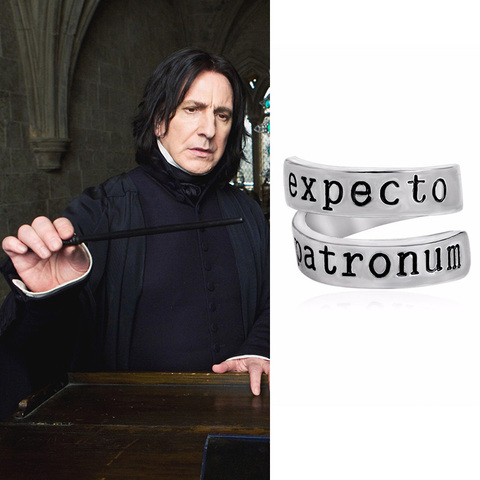 Retro HARRY Palted Expecto Patronum Letter Rings For Women And Childred Party Cosplay Jewelry ► Photo 1/6