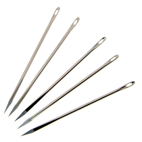 1.6x 58mm Leather Triangular Needles Leather Stainless Steel Shaped Pin Stitch Needlework Sewing Supplies DIY Handmade Tools D ► Photo 1/5