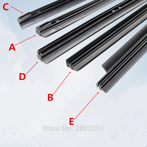 Free shipping Car Windshield Wiper Blade Insert Rubber strip(Refill) for BUICK ENCORE LACROSSE EXCELLE ENVISION car accessories ► Photo 1/6