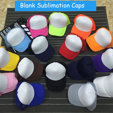 Free Shipping 12pcs/lot Blank Sublimation Cap Hat For Sublimation INK Print DIY Gifts Heat Press Printing Transfer ► Photo 1/6