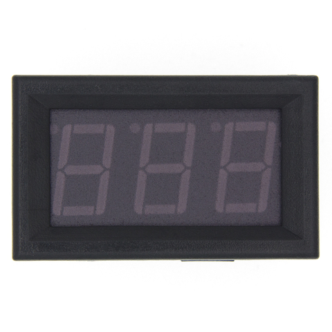 New RED 2 wire 0.56-inch DC digital voltmeter AC70V-500V Home Use Voltage Display ► Photo 1/6