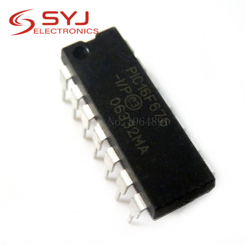 1pcs/lot PIC16F676-I/P PIC16F676-IP PIC16F676 DIP-14 In Stock ► Photo 1/1