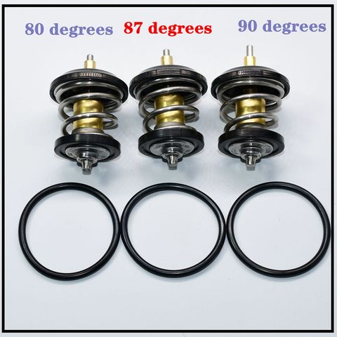 80 87 90 Degrees Engine Coolant Thermostat For A3 A4 Jetta Passat CC Maiteng Tiguan 2.0L 06H121113B 06H 121 113 B ► Photo 1/6