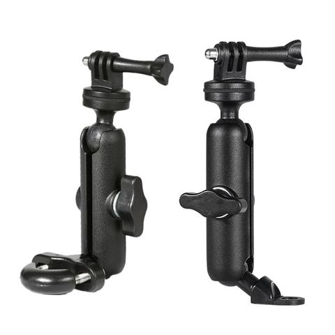 Motorcycle Bike Camera Holder Handlebar Rearview Mirror Mount Bracket 1/4 Metal Stand for Go-Pro Hero8/7/6/5/4/3+ Action Cameras ► Photo 1/6