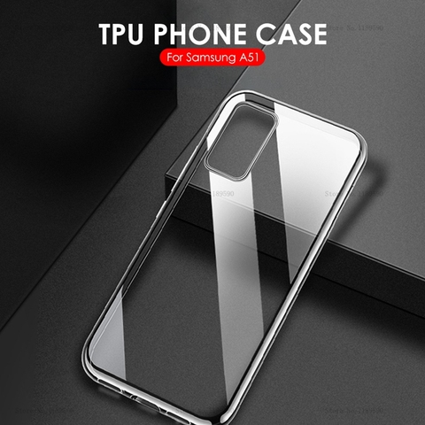 For Samsung Galaxy A51 Case cover Ultra-thin Transparent TPU Silicone Phone Case For Samsung Galaxy A51 A71 A 51 71 2022 A50 A70 ► Photo 1/6