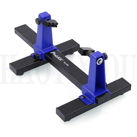 Pro'sKit SN-390 Adjustable PCB Holder 360 Degree Rotation Printed Circuit Board Jig Soldering Assembly Stand Clamp Repair Tools ► Photo 1/6