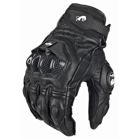 Genuine Leather motorcycle gloves windproof full-finger moto riding gloves breathable four season men moto gloves ► Photo 1/6