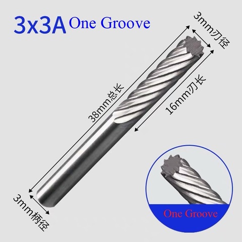 Rotary File 3mm end mills carbide tungsten burs Tungsten Carbide Drill Bit engraving grinding and chamfering cutter ► Photo 1/6
