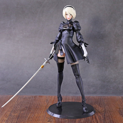 NieR Automata 2B YoRHa No.2 Type B Smll Sword Version PVC Figure Doll Collectible Model Figurine Toy ► Photo 1/6