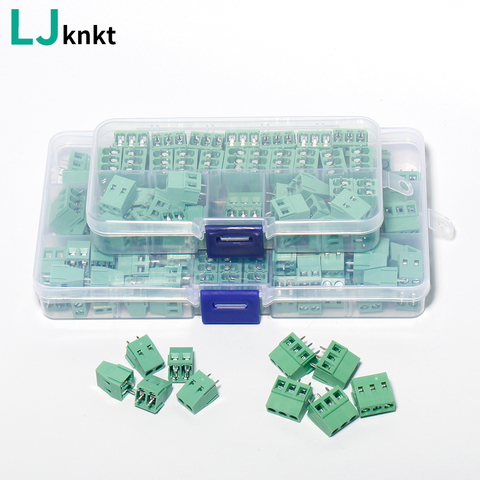 2Pin 3Pin Screw type PCB terminal block 5mm spacing Circuit board connector Stitchable 24-18AWG ► Photo 1/6