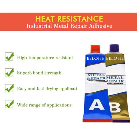 Metal Glue - Weld Metal Repair Glue Glue Cast Iron High Strength Repairing  Adhesive Heat Resistance Cold Weld Industrial Repair - AliExpress
