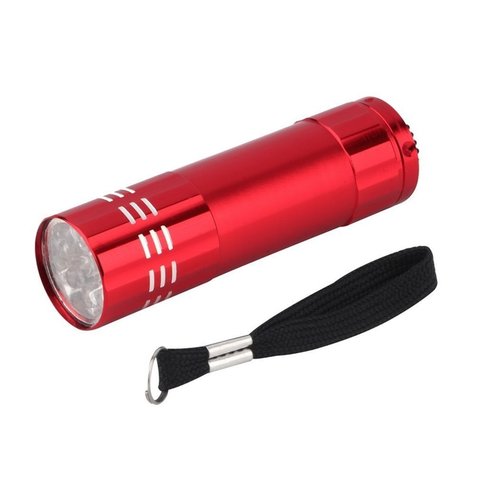 Ultraviolet 9 LED Flashlight Black Purple Light Torch Light Lamp AAA Mini Protable Aluminum UV New Years Product Unique DJ79101 ► Photo 1/6