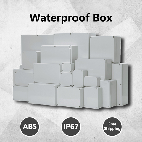 ABS Wire Junction Box Waterproof Electronic Safe Case Plastic Boxes Plastic Organizer IP67 Waterproof Enclosure Box ► Photo 1/6