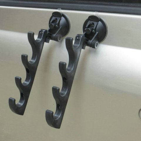 Suction Cup Fishing Rod Racks/Holders for Car/Truck/SUV - EASY INSTALL (1 Pair) ► Photo 1/6