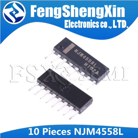 10PCS NJM4558L SIP8 NJM4558 SIP 4558L SIP-8 NJM4558LD DUAL OPERATIONAL AMPLIFIER IC ► Photo 1/1