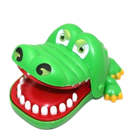 Crocodile Mouth Dentist Bite Finger Toy Funny Pulling Crocodile Teeth Game Gags Toy for Kids Play Fun Children Gift Small Size ► Photo 1/5