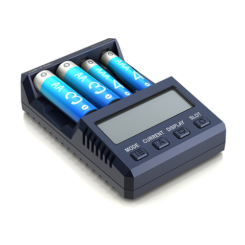 New SKYRC NC1500 5V 2.1A 4 Slots LCD AA/AAA Battery Charger & Analyzer NiMH Batteries Charger Discharge & Refresh ► Photo 1/6