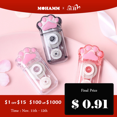 5mm * 6m White Out Cute Cat Claw Correction Tape Pen School Office Supplies Stationery ► Photo 1/6