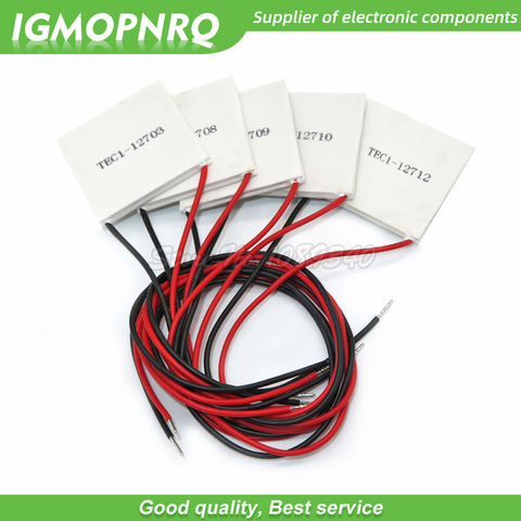 TEC1-12706 12703 12704 12705 12708 12709 12710 12712 12715 Thermoelectric Cooler Peltier 40*40MM 12V Peltier Elemente Module ► Photo 1/6