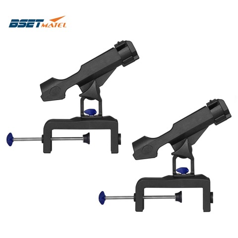 Boat Fishing Rod Fishing Support Holder Adjustable 360 Clamp On