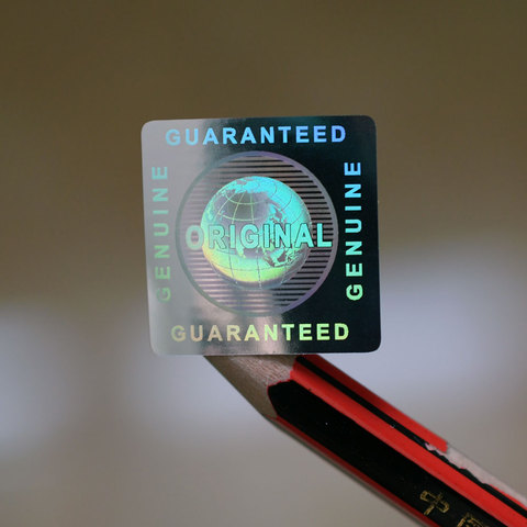 VOID silver Genuine Guaranteed and Original Global Hologram sticker in 20x20mm in square ► Photo 1/6