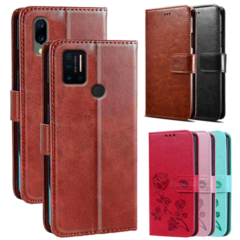 Wallet Case for UMIDIGI A3S A3X A5 A7 Pro F1 Play Cover PU Leather Vintage Flip Case UMI S3 S5 F2 X Power 3 Z2 One Max Pro Bag ► Photo 1/6