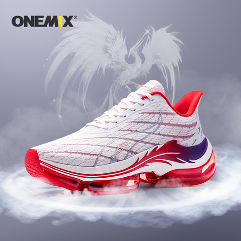 ONEMIX 2022 New Arrival Running Shoes for Men Air Cushion Athletic Breathable Couple Trainers Shoes Walking Sneakers for Women ► Photo 1/6
