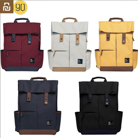 Xiaomi Urevo / 90fun College School Leisure Backpack 15.6 Inch Waterproof Laptop Bag Rucksack Outdoor Travel For Men Women ► Photo 1/6