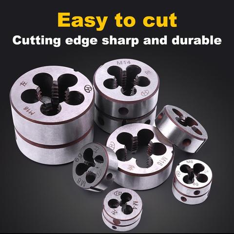 Full Sizes 11PCS M3 - M20 Metric Threading Die Alloy Steel Screw Lathe Mold Engineer Machining Left Thread Maker Tool ► Photo 1/1