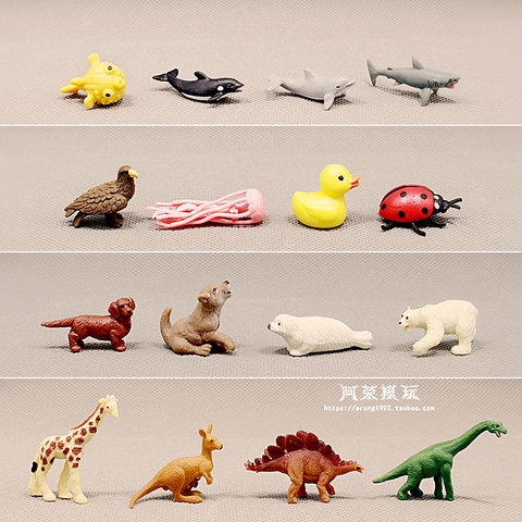 Fairy Garden Miniature Accessories Decoration Small Animal Model Dinosaur Sea Lions Shark Dolphin Bear Ladybug Figurine Toys ► Photo 1/5